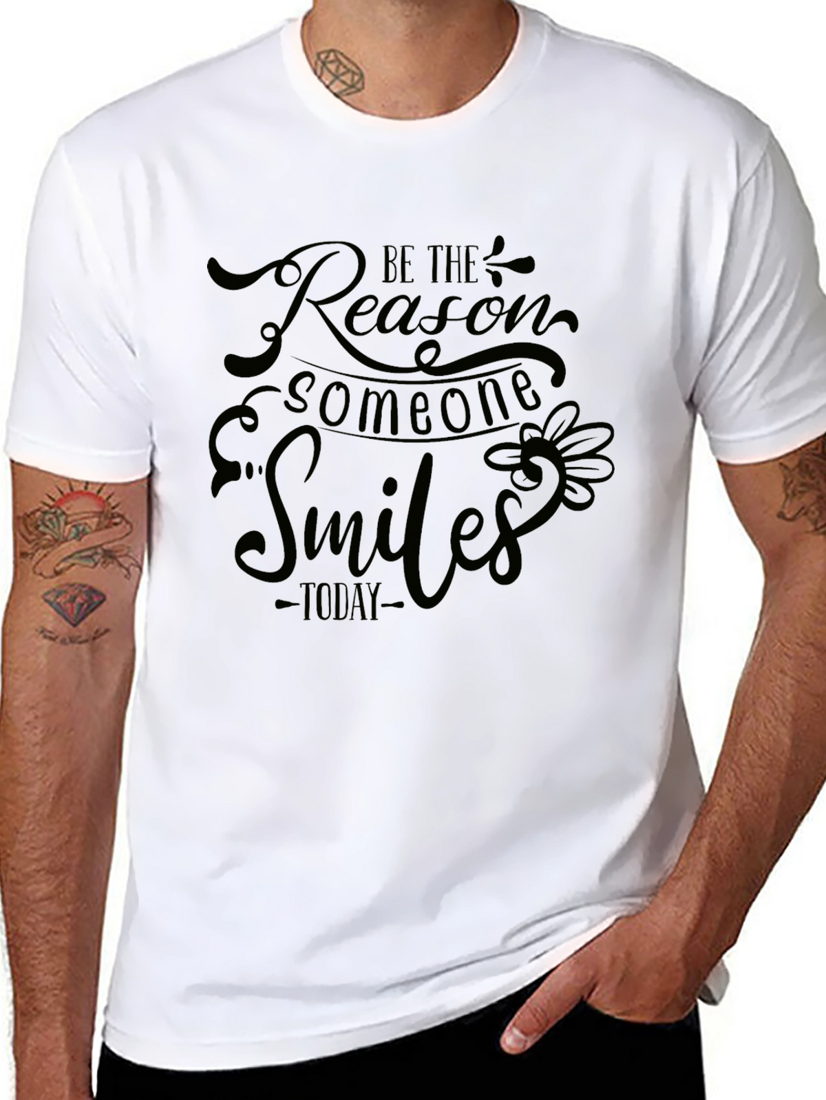 Be The Reason Someone Smiles Black T-Shirt
