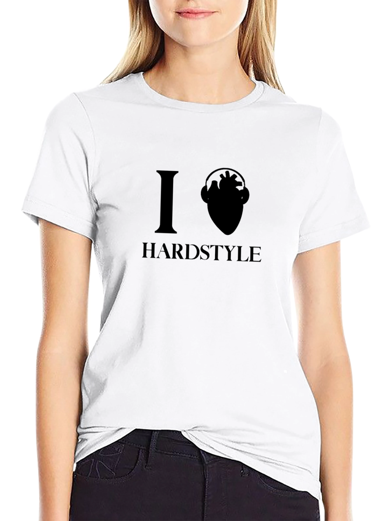 I Heart Hardstyle Black T-Shirt