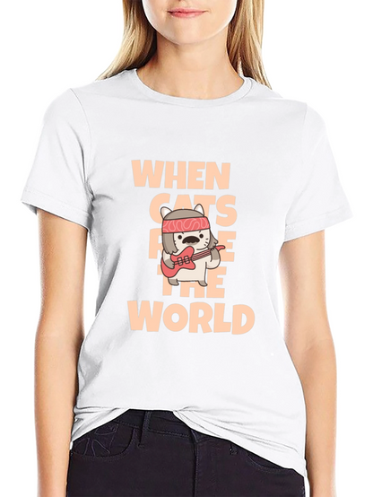 When Cats Rule The World T-Shirt