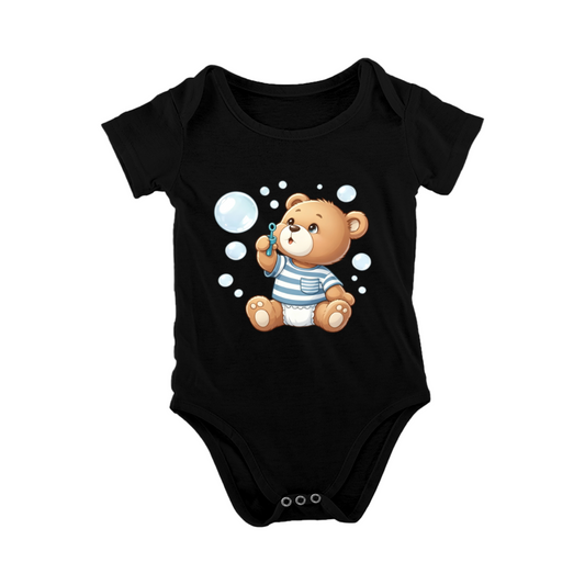 Warning I Have A Crazy Grandma Funny Colorful Baby Onesie
