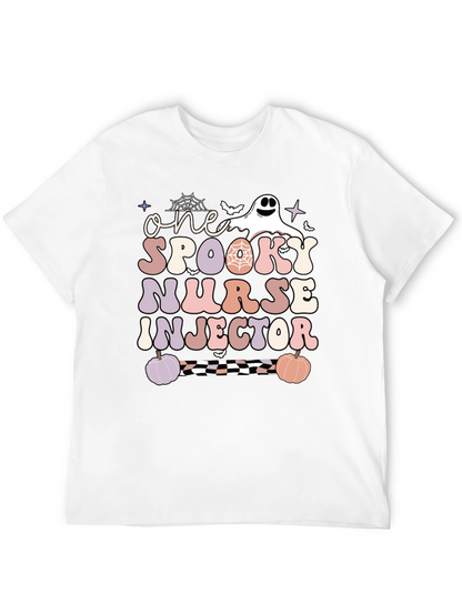 One Spooky Nurse Injector Halloween T-Shirt