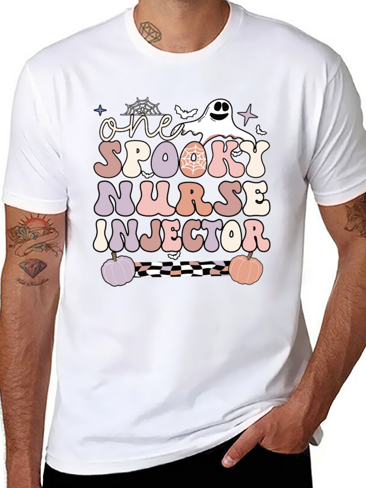 One Spooky Nurse Injector Halloween T-Shirt