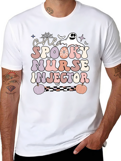 One Spooky Nurse Injector Halloween T-Shirt