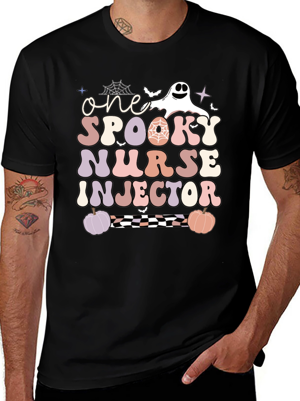 One Spooky Nurse Injector Halloween T-Shirt