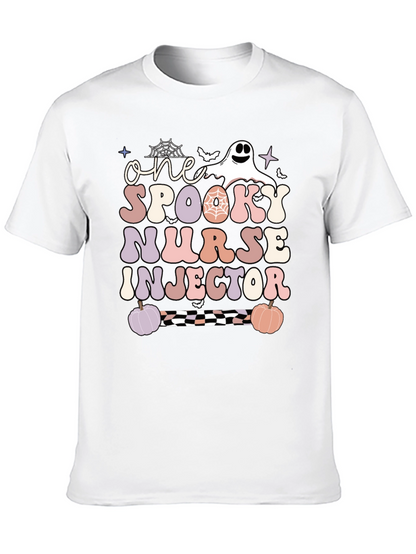 One Spooky Nurse Injector Halloween T-Shirt