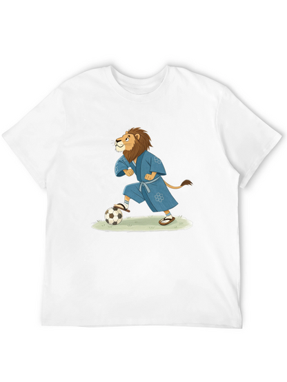 Lion Soccer Player T-Shirt