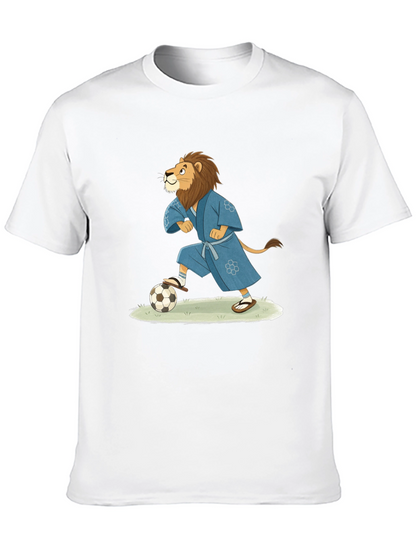 Lion Soccer Player T-Shirt