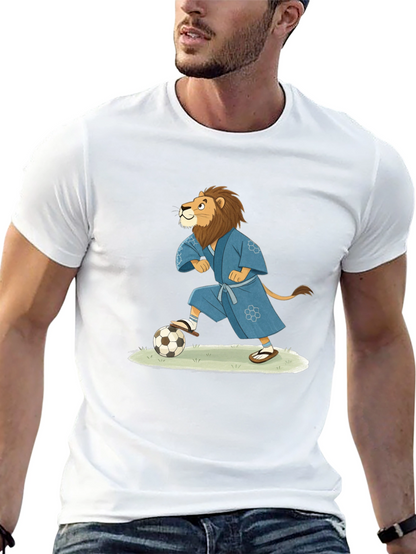 Lion Soccer Player T-Shirt