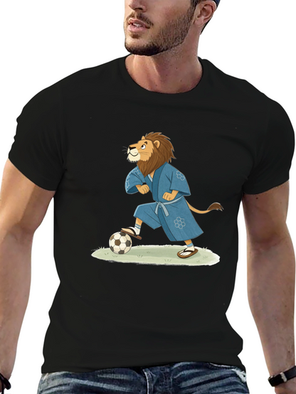Lion Soccer Player T-Shirt