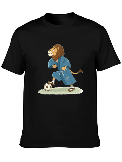 Lion Soccer Player T-Shirt