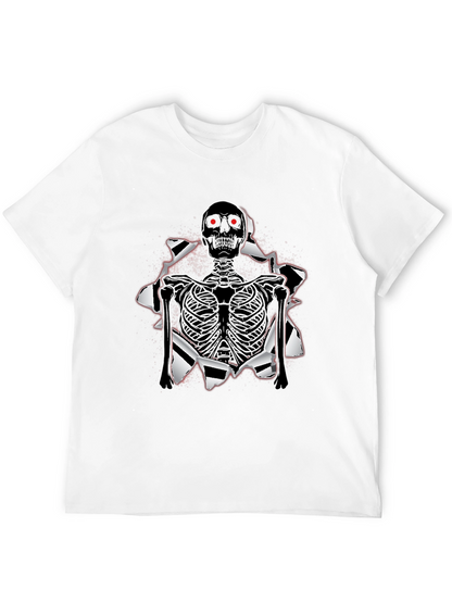 Skeleton T-Shirt: Ripped Graphic Tee