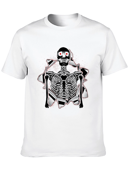 Skeleton T-Shirt: Ripped Graphic Tee