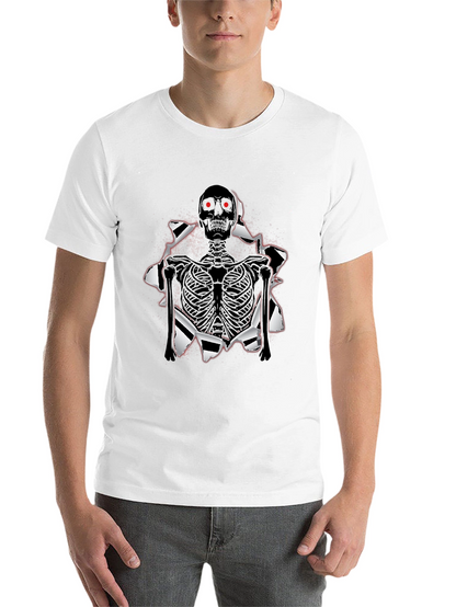 Skeleton T-Shirt: Ripped Graphic Tee