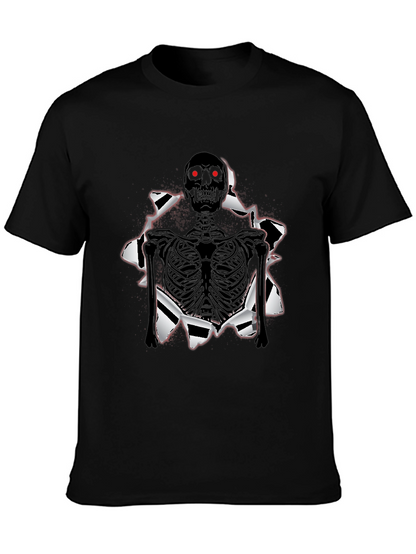 Skeleton T-Shirt: Ripped Graphic Tee