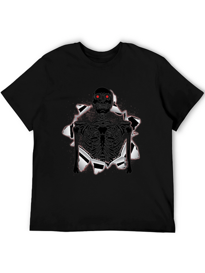 Skeleton T-Shirt: Ripped Graphic Tee