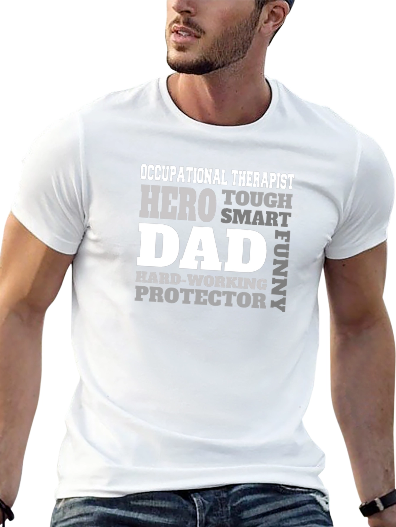 Occupational Therapist Dad T-Shirt - Hero Smart Funny