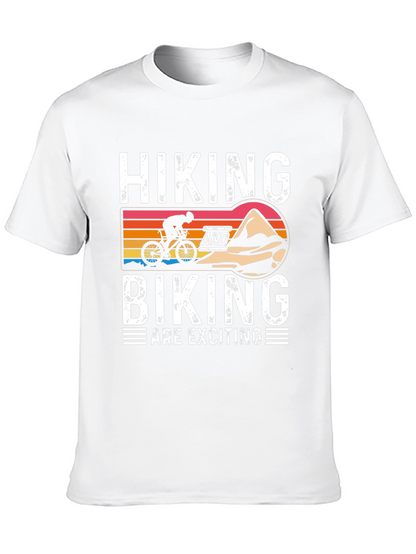 Hiking & Biking T-Shirt - Adventure Awaits!