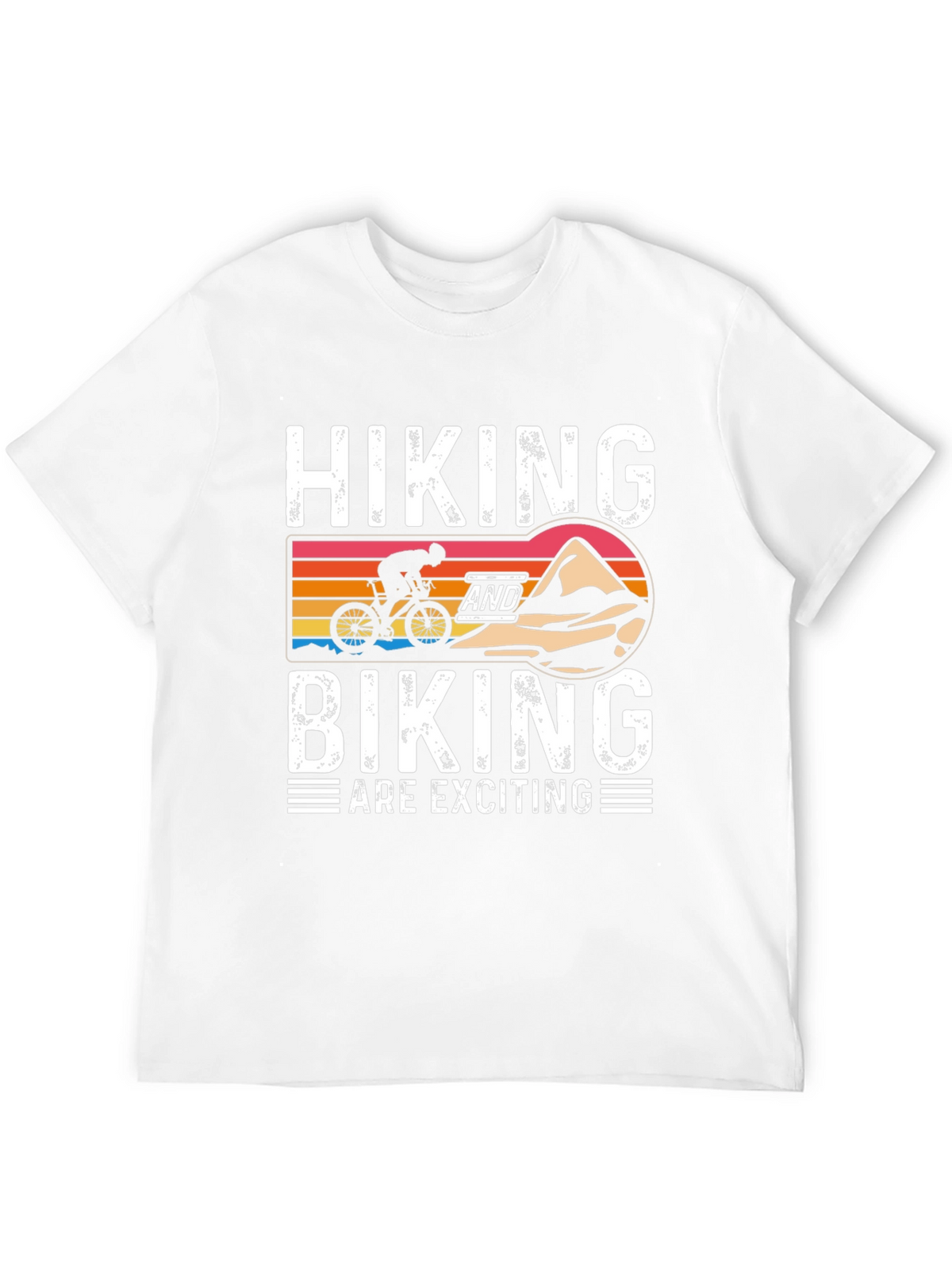 Hiking & Biking T-Shirt - Adventure Awaits!