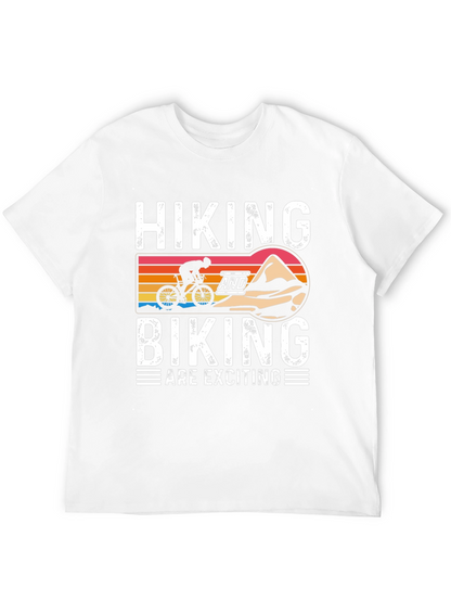 Hiking & Biking T-Shirt - Adventure Awaits!