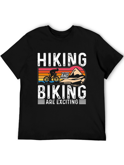 Hiking & Biking T-Shirt - Adventure Awaits!