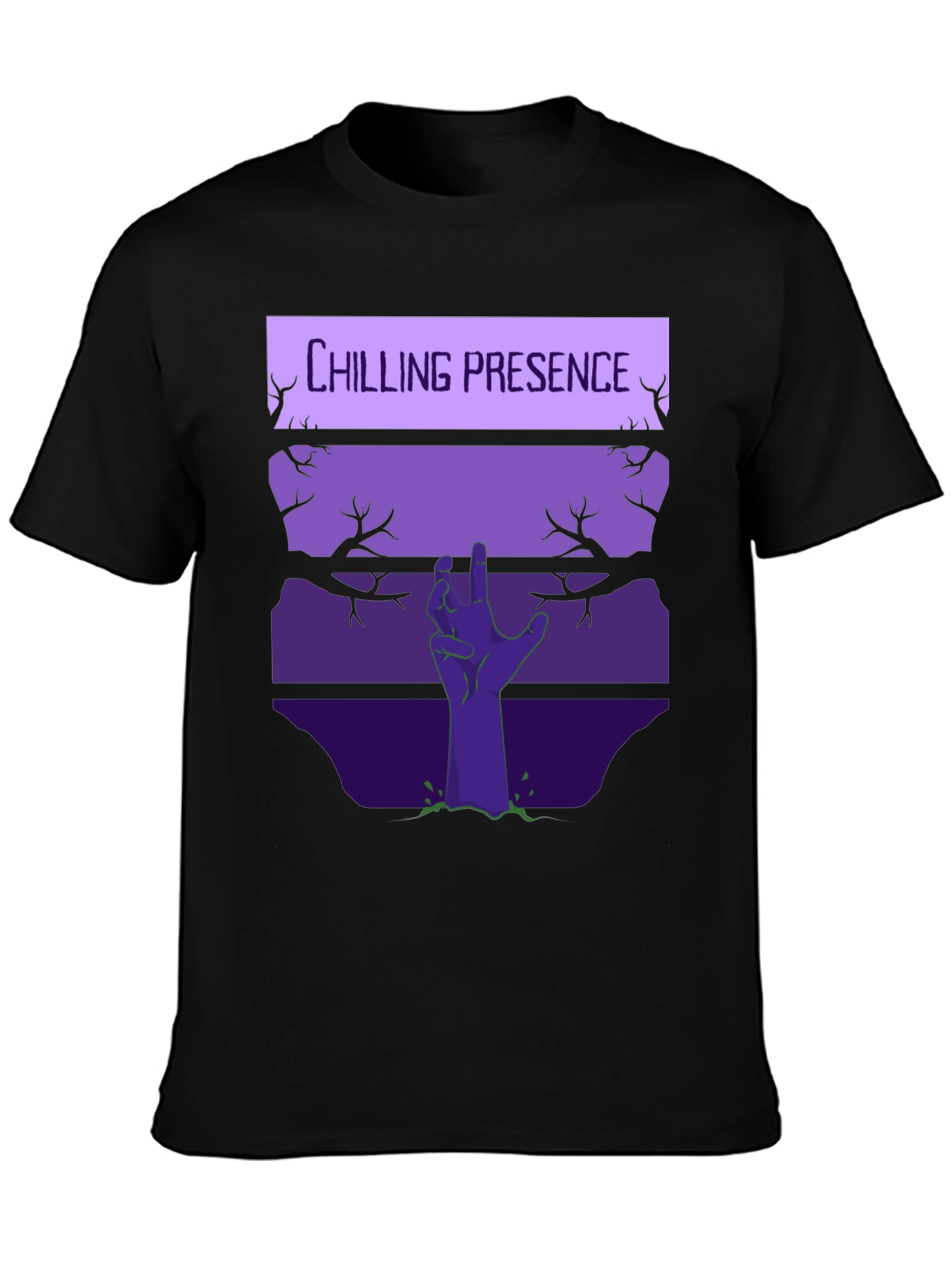 Chilling Presence Graphic T-Shirt