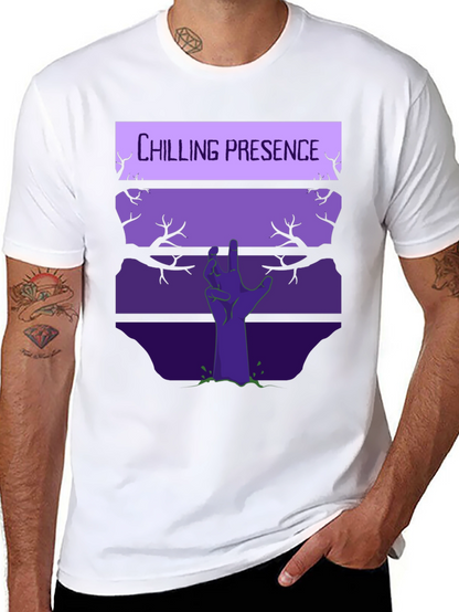 Chilling Presence Graphic T-Shirt