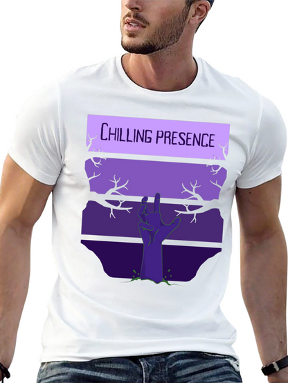 Chilling Presence Graphic T-Shirt