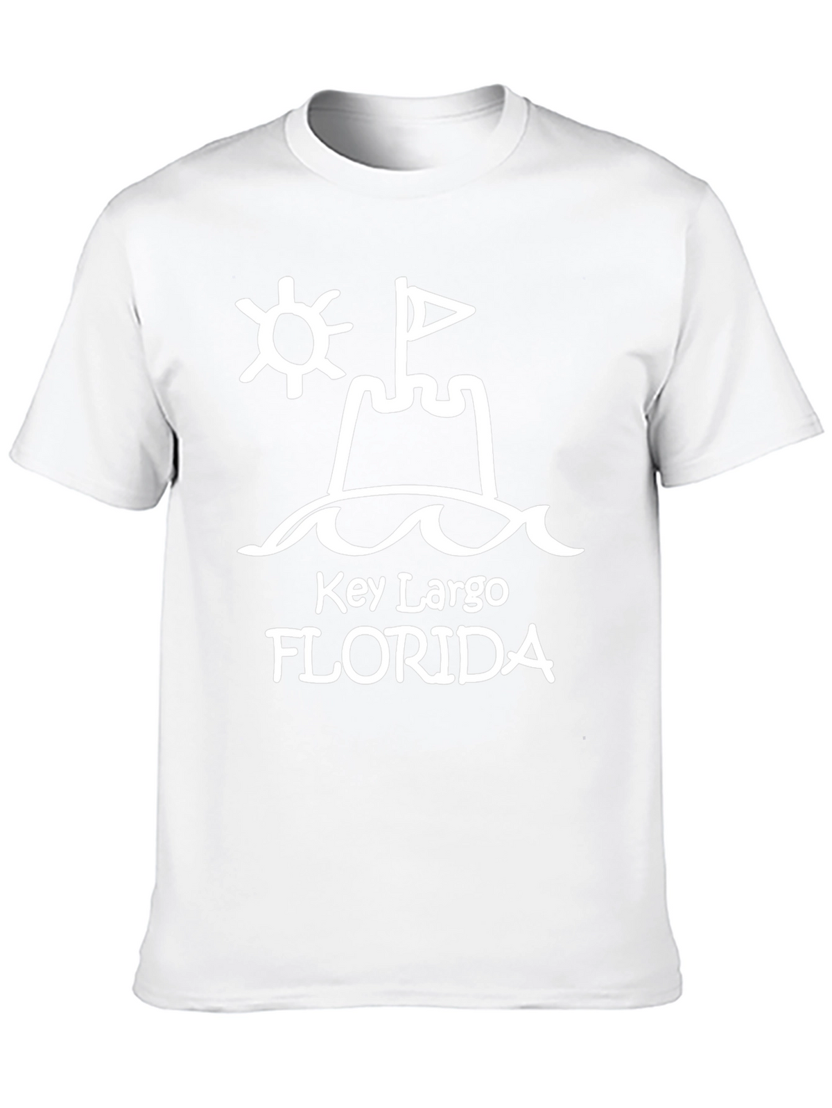 Key Largo Florida Beach Sandcastle T-Shirt