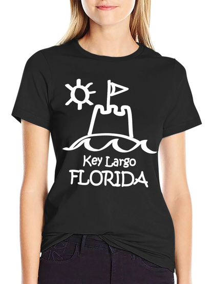 Key Largo Florida Beach Sandcastle T-Shirt