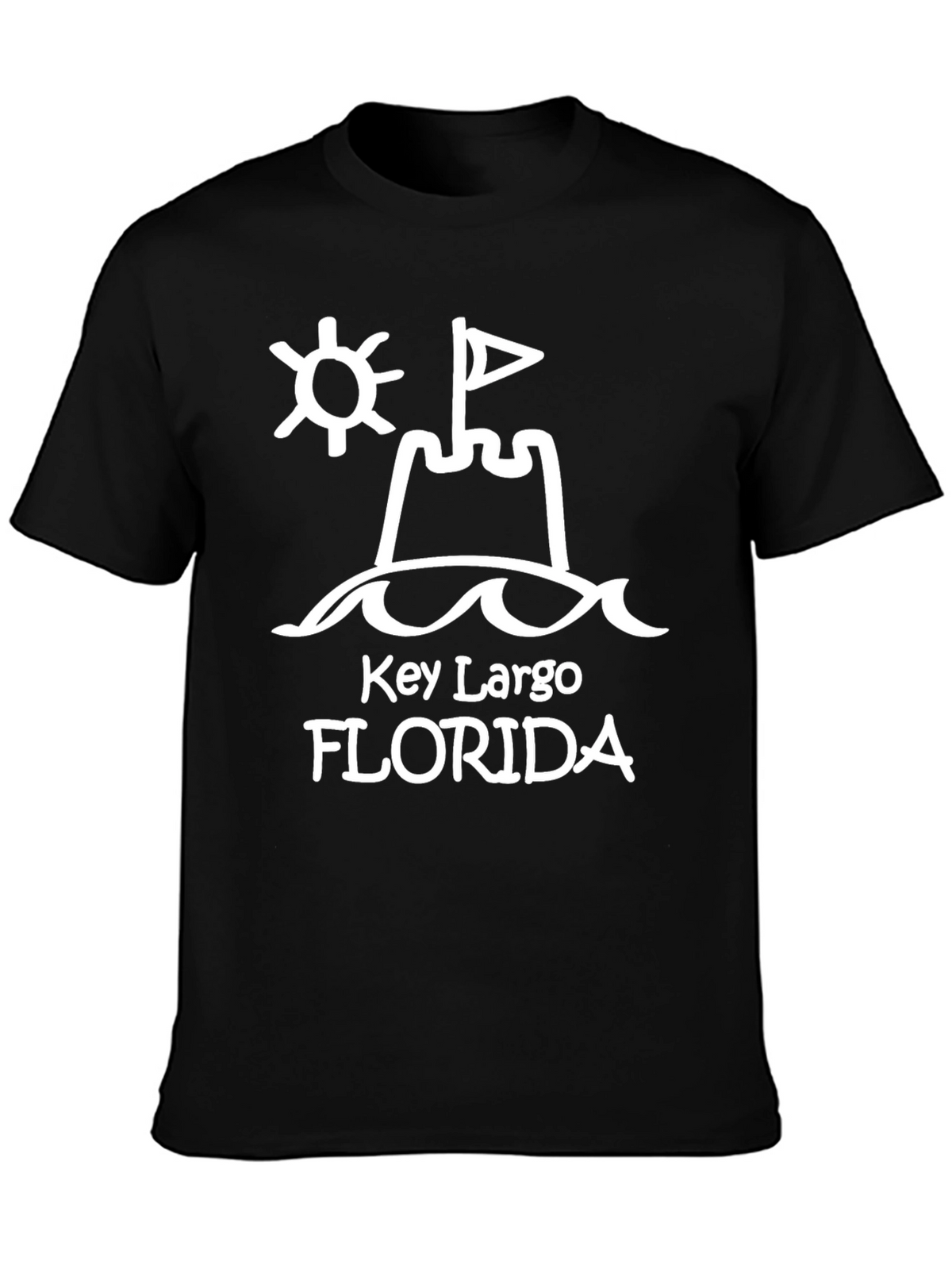 Key Largo Florida Beach Sandcastle T-Shirt