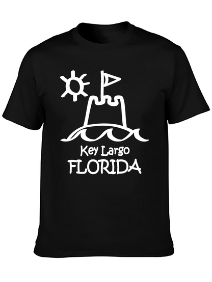 Key Largo Florida Beach Sandcastle T-Shirt