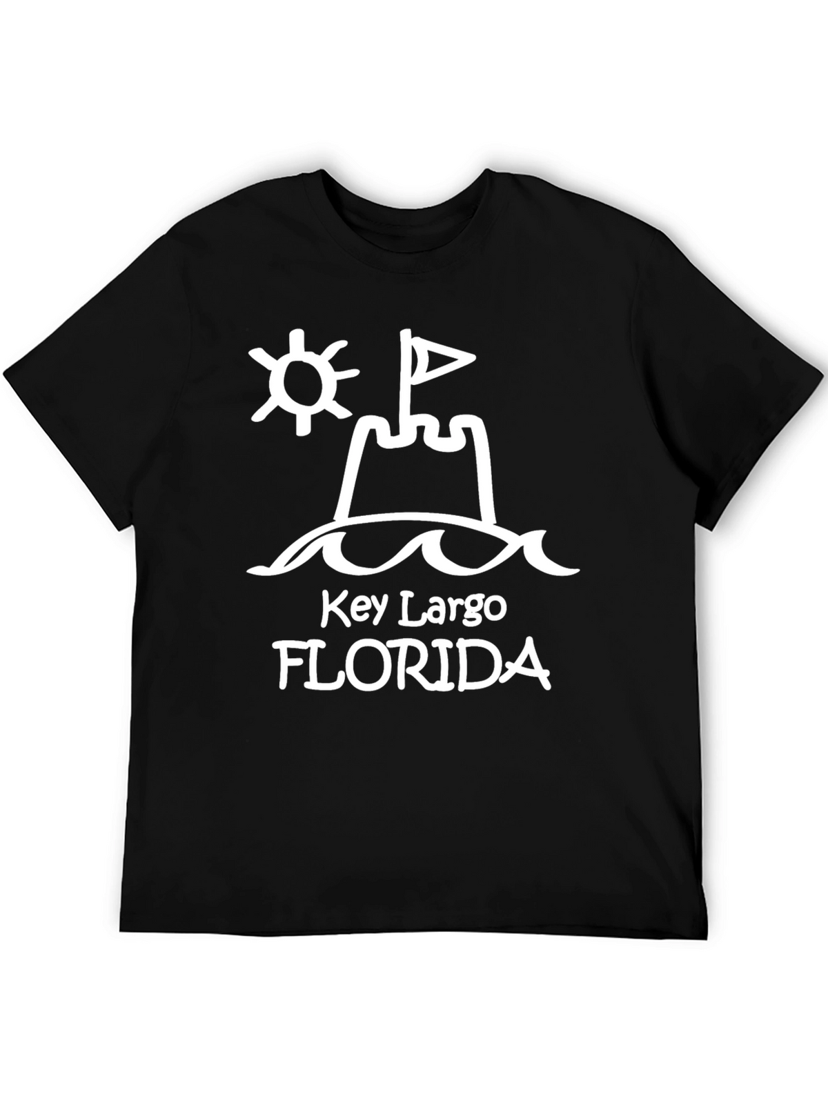 Key Largo Florida Beach Sandcastle T-Shirt