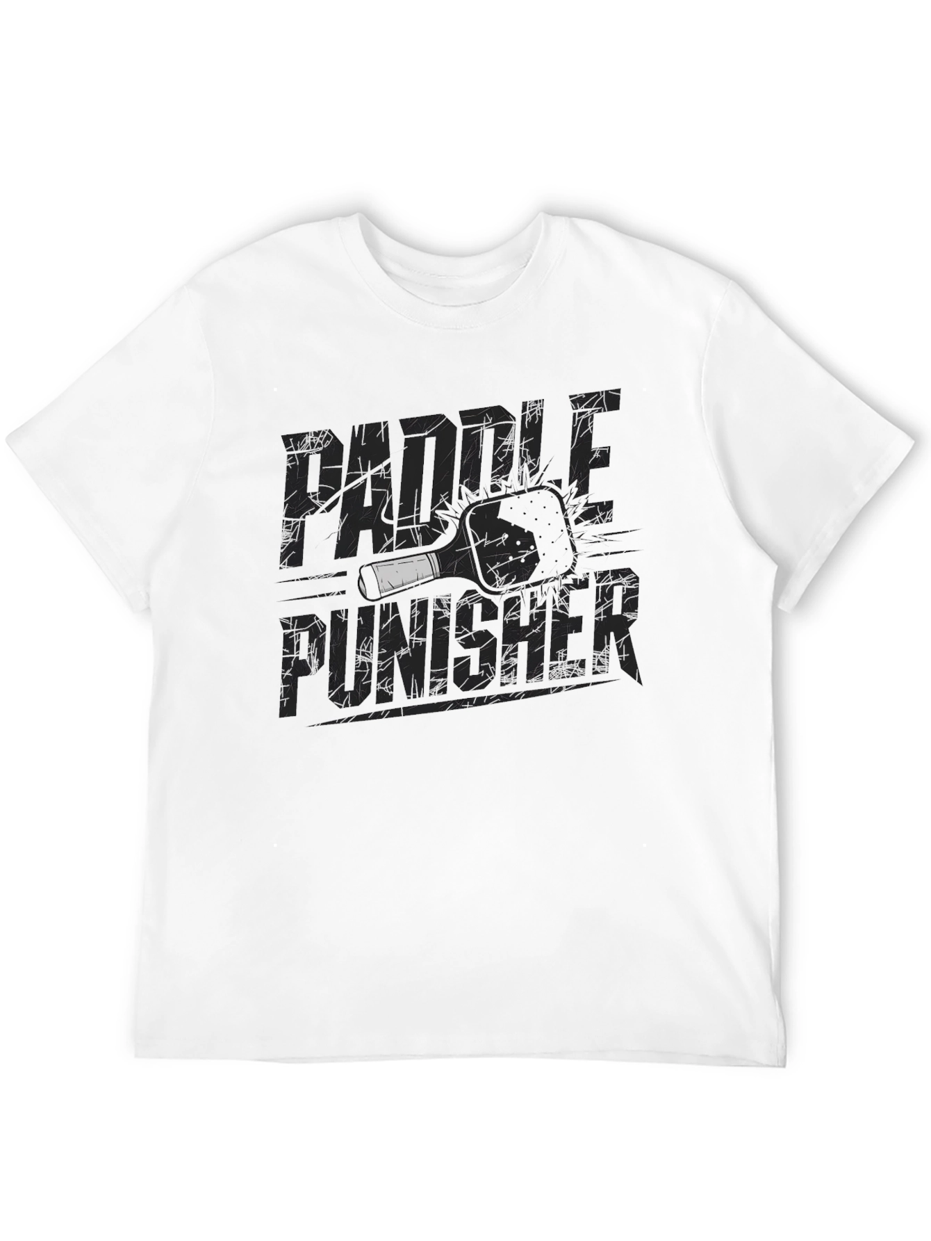Paddle Punisher Graphic Tee - Black Cotton