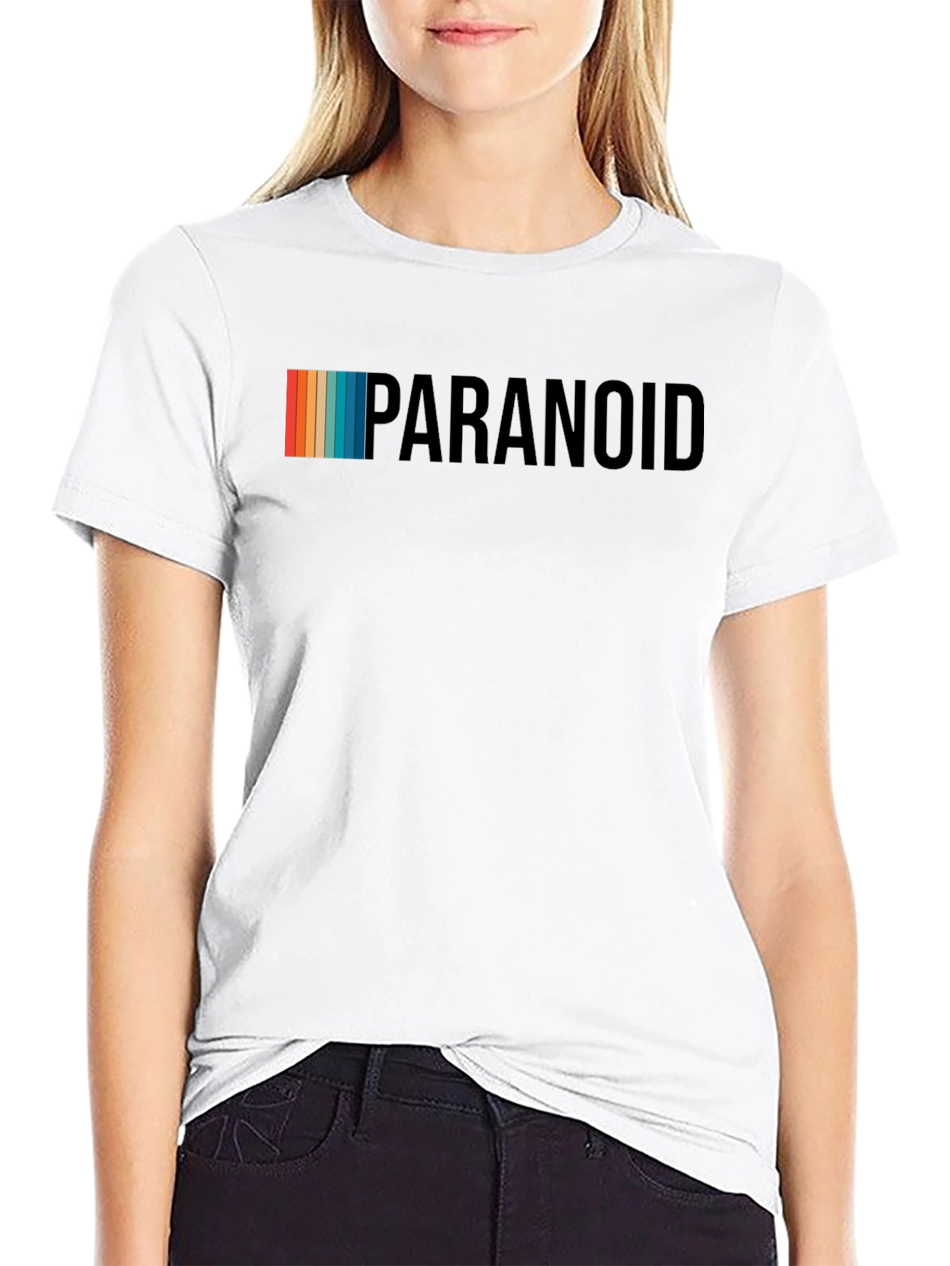 Paranoid Graphic T-Shirt - Retro Style