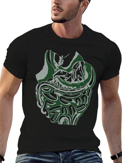 Abstract Graphic Tee - Modern Art Shirt