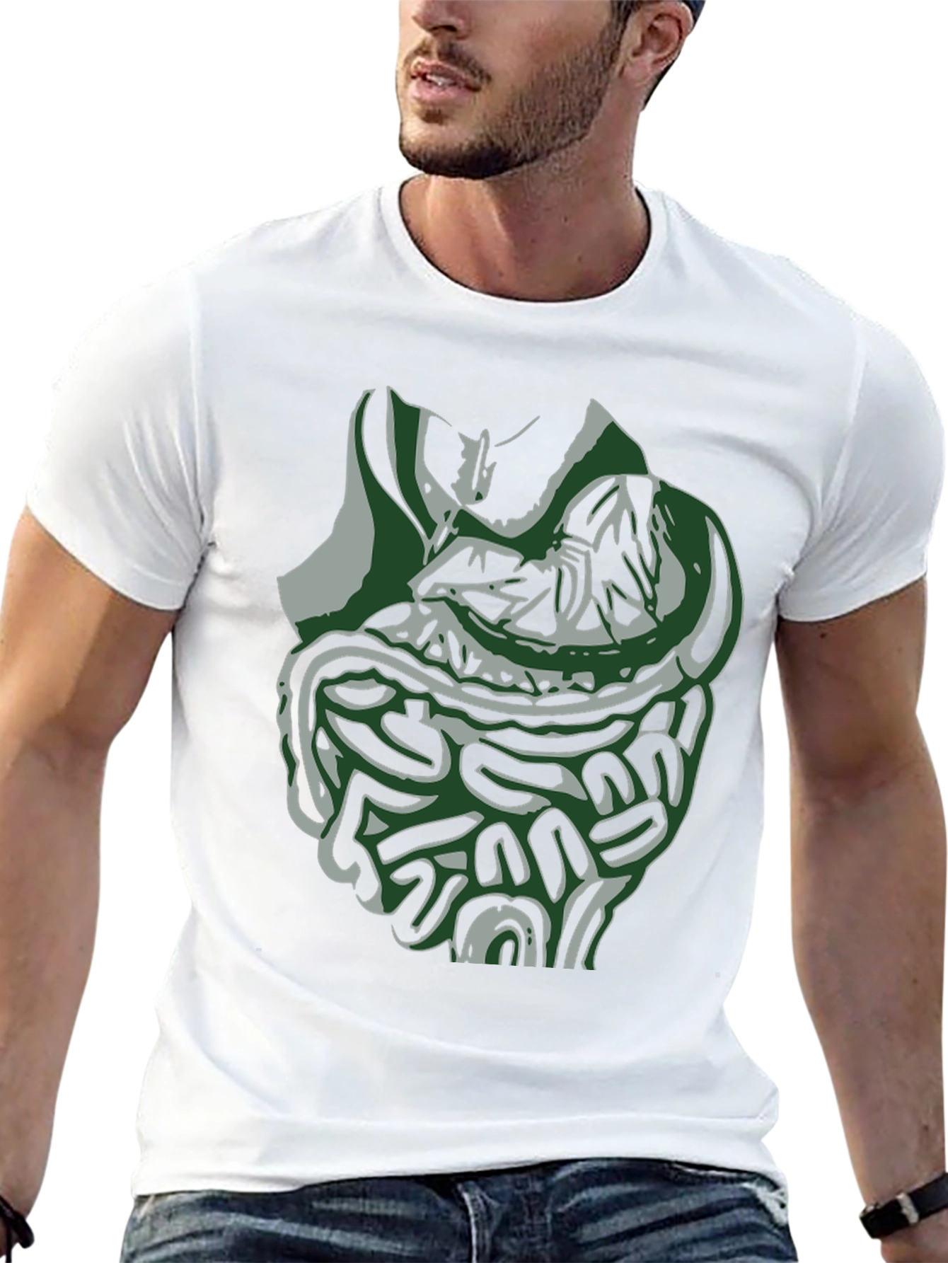 Abstract Graphic Tee - Modern Art Shirt