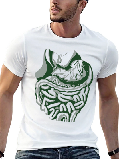 Abstract Graphic Tee - Modern Art Shirt