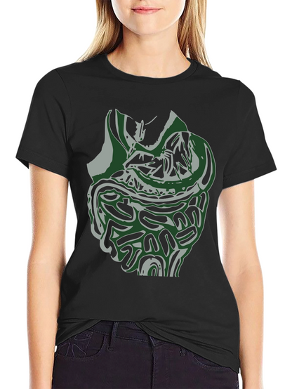 Abstract Graphic Tee - Modern Art Shirt