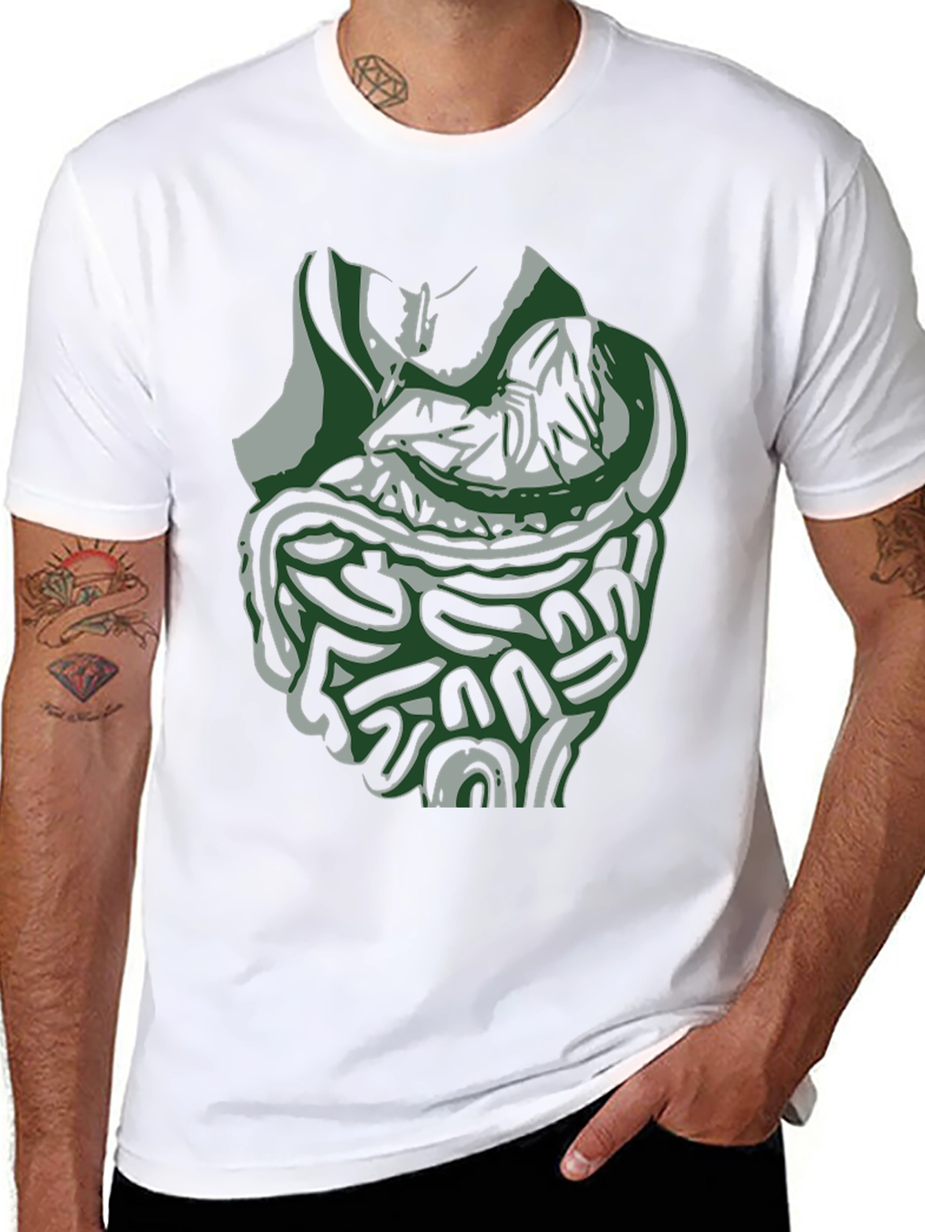 Abstract Graphic Tee - Modern Art Shirt