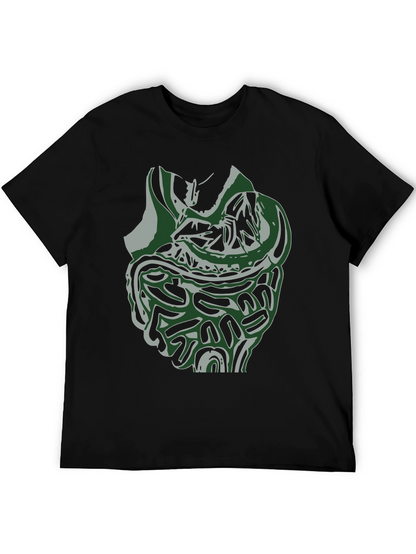 Abstract Graphic Tee - Modern Art Shirt