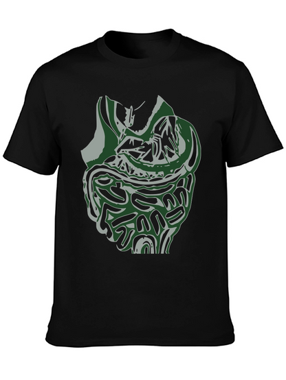 Abstract Graphic Tee - Modern Art Shirt