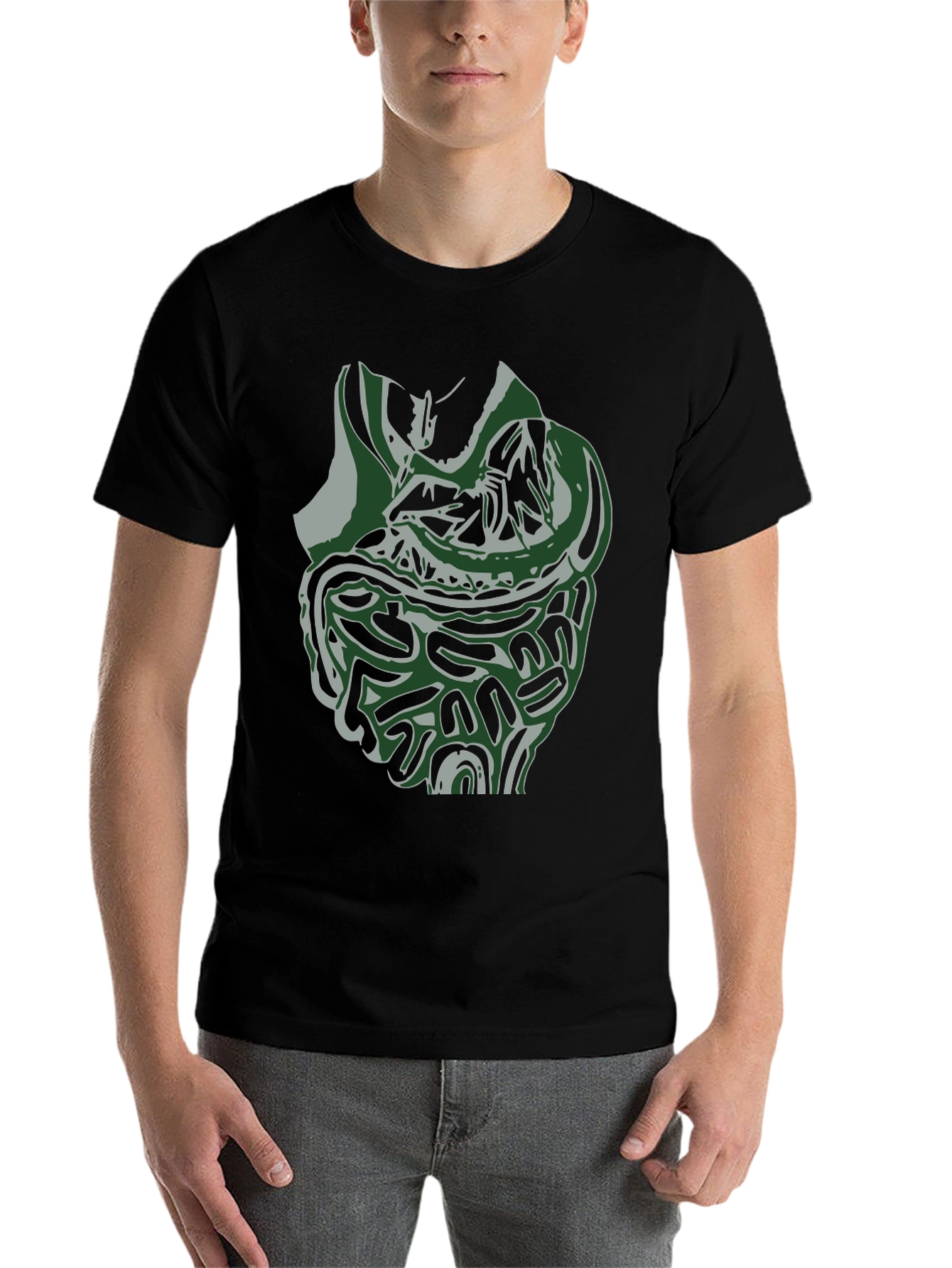 Abstract Graphic Tee - Modern Art Shirt