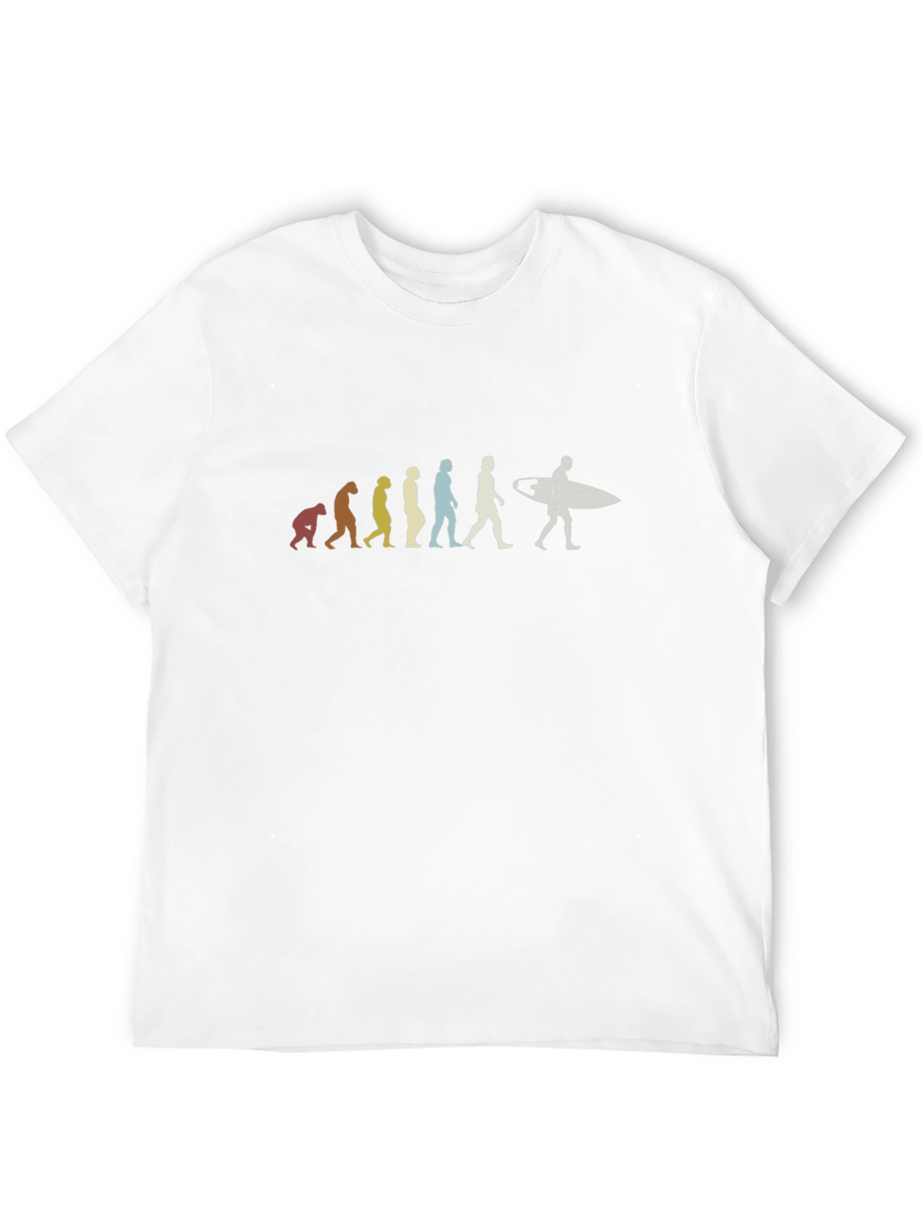 Evolution of Surfing T-Shirt - Black