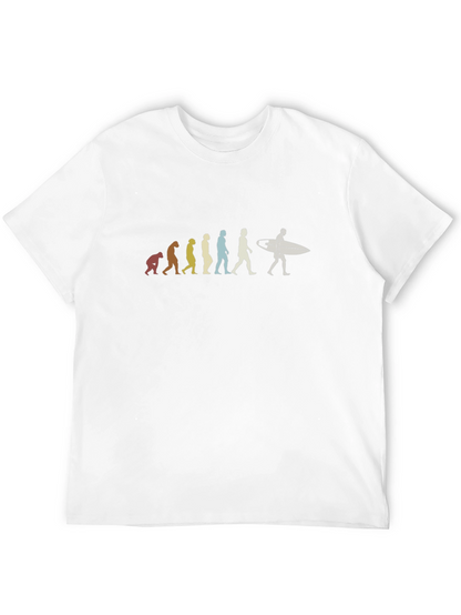 Evolution of Surfing T-Shirt - Black