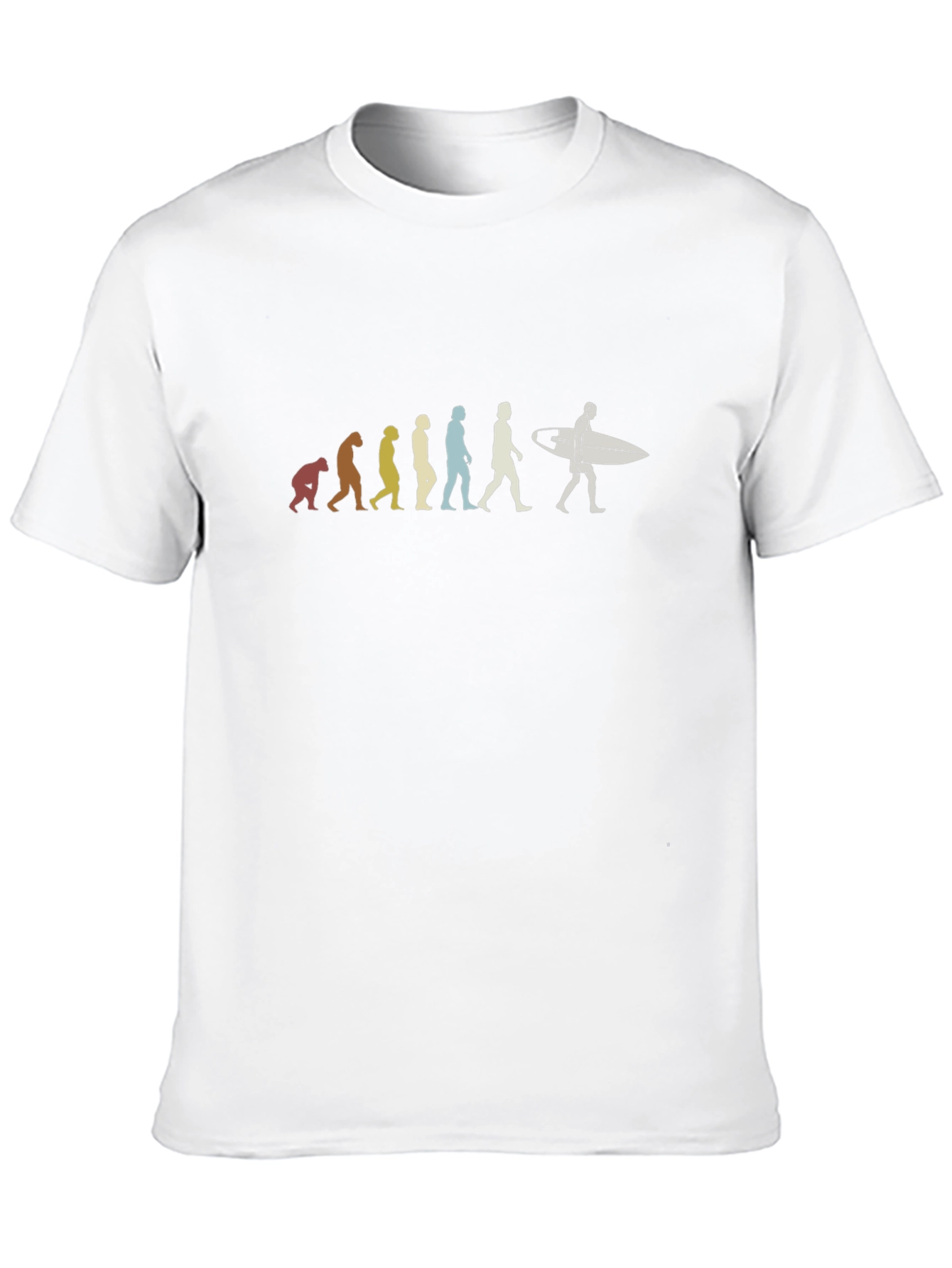 Evolution of Surfing T-Shirt - Black
