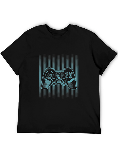 Gamer Style Black Tee - Controller Design