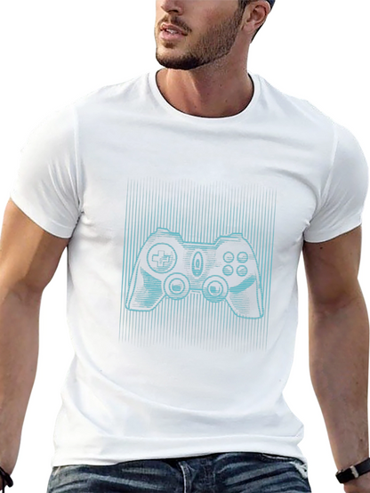 Gamer Style Black Tee - Controller Design