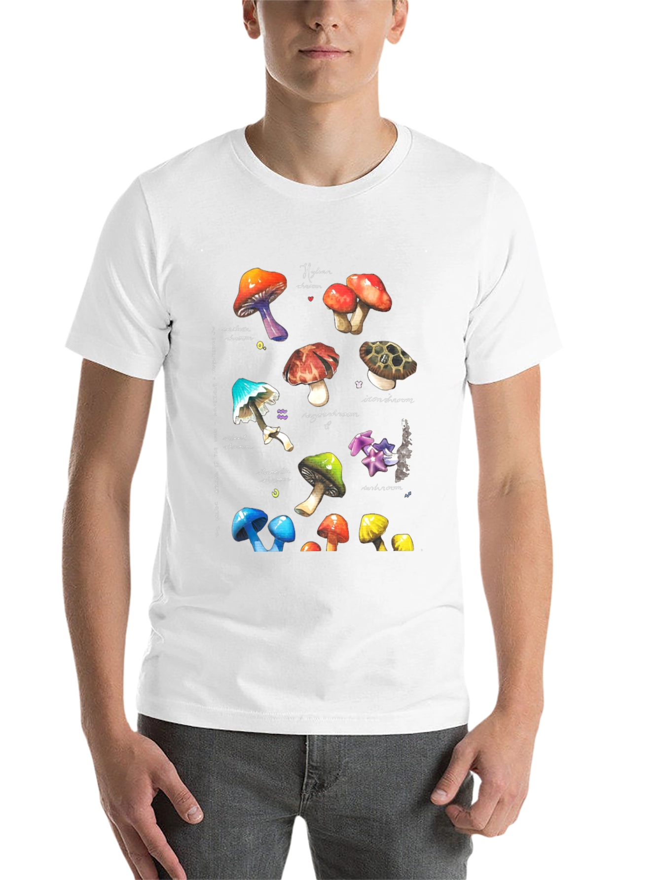 Watercolor Mushroom Graphic Tee