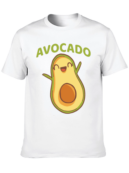 Cute Avocado Graphic Tee - Fun Foodie T-Shirt