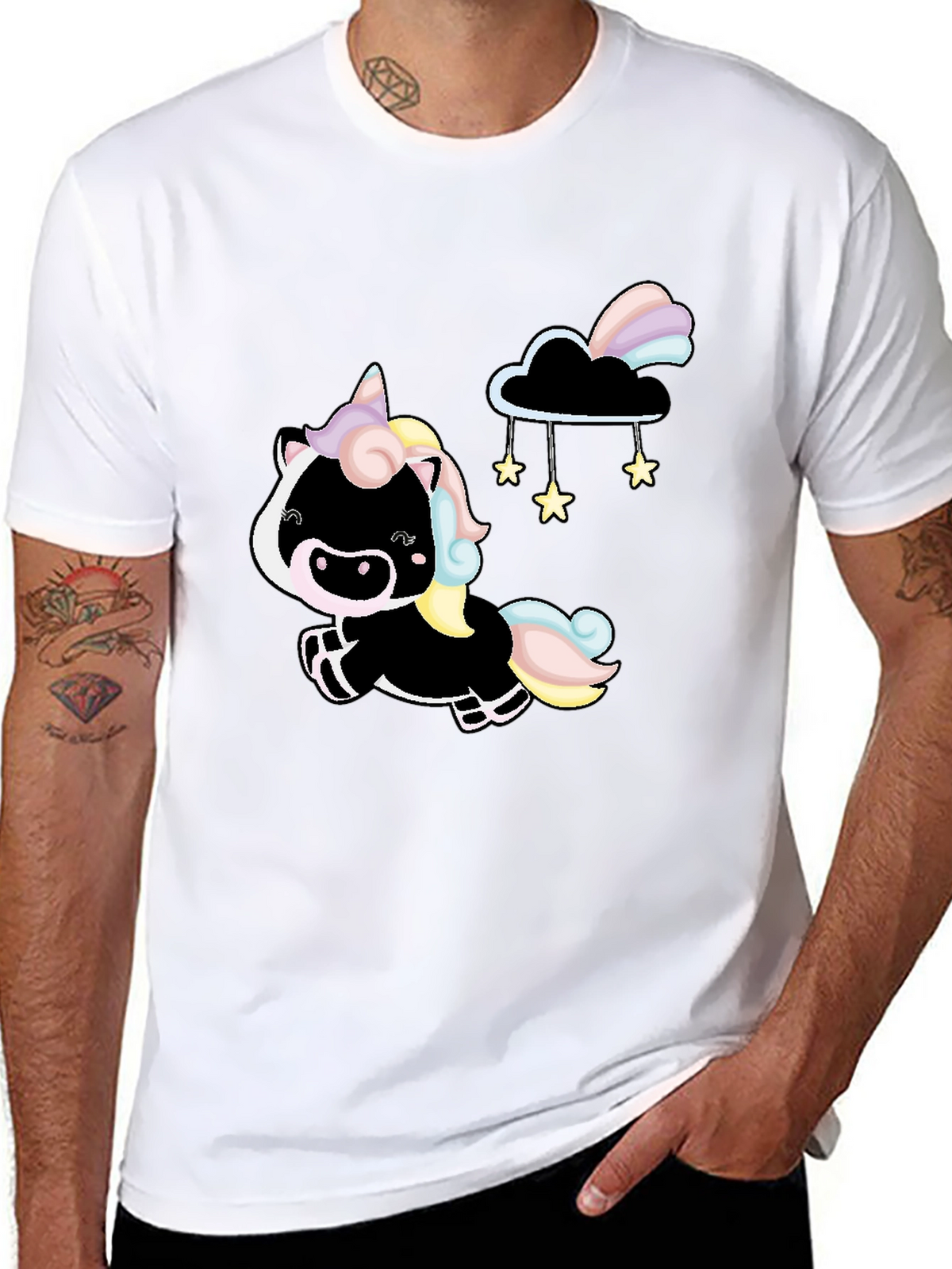 Black Unicorn Graphic Tee